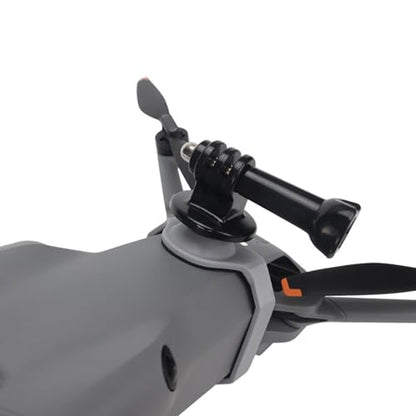 Mini 5 Pro Drone Camera Mount Top Carry Extension Bracket with 1/4 Screw Tripod Mount Adapter Compatible for DJI Mini 5 Pro Drone Accessories for Action Camera/LED Flight Light