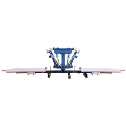 VEVOR Screen Printing Machine 4 Color 2 Station Silk Screen Printing Press - color: 4Color-2Station