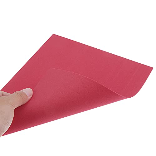 uxcell Dark Red EVA Foam Sheets 11 x 8 inch 1.7mm Thickness for Crafts DIY Projects, 12 Pcs - color: Dark Red