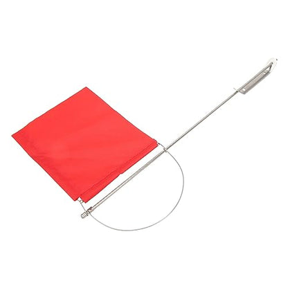 Uxsiya Wind Indicator Flag Marine Mast Flag Stainless Steel Wind Lightweight Prevention for Yacht (140x120mm / 5.51x4.72 in)