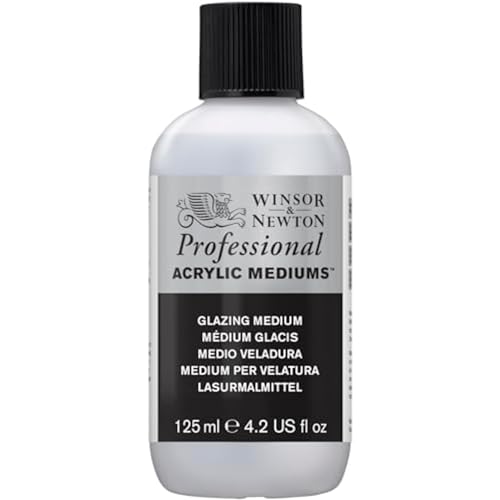 Winsor & Newton Professional Acrylic Medium, Glazing Medium, 125ml - color: Glazing Medium, style: 125ml (4.2-oz)