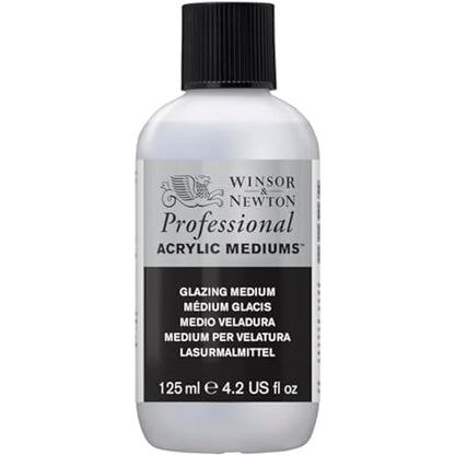 Winsor & Newton Professional Acrylic Medium, Glazing Medium, 125ml - color: Glazing Medium, style: 125ml (4.2-oz)