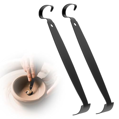 Pottery Trimming Tools for Clay and Ceramic Trim, Pottery Double Ended Trim Tool for Pottery and Clay Artists (2 Pack) - color: 2 Pack