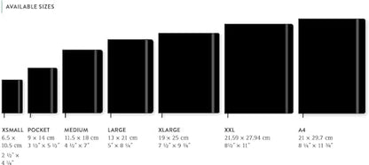 Moleskine Classic Notebook, Large, Dotted, Black, Hard Cover (5 x 8.25)