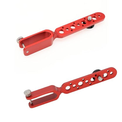 Expansion Arm Bracket for DJI Ronin 2 Gimbal Tilt Axis to DJI Teradek Bolt Bond Vaxis Video Transmission Transmitter Receiver, 1/4"-20 3/8"-16 M3 Threads Red - color: Red, size: Ronin 2 tilt axis extender arm