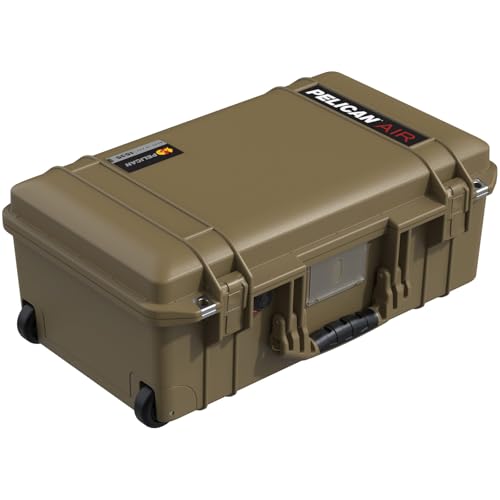 Pelican Air 1535 Multi-Purpose Hard Case with Foam for Camera, Drone, Equipment, Gear, Electronics, Overlanding, Camping, Travel and Pistol (OCP Tan) - color: OCP Tan