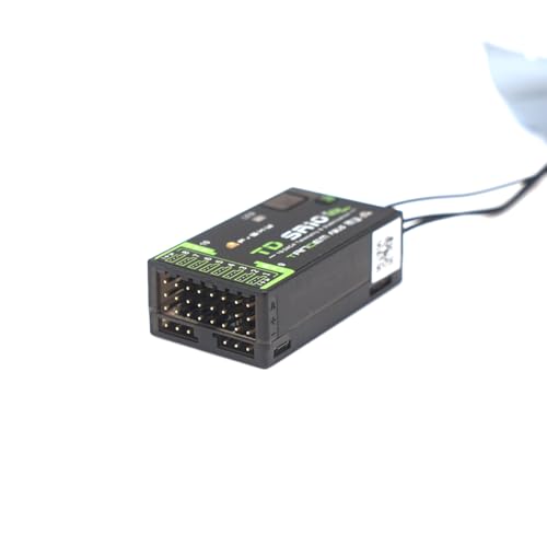 FrSky TD SR10 Dual-Band Receiver Simultaneous 2.4GHz & 900MHz Advanced Stabilizer & Telemetry Triple Antenna Design 10 Configurable Ports Black Box Function Long Range & Low Latency