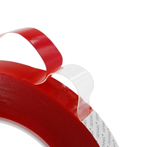 20mm x 15M (0.8" x 49ft) Double Sided Strong Acrylic Tape Clear - size: 20mm