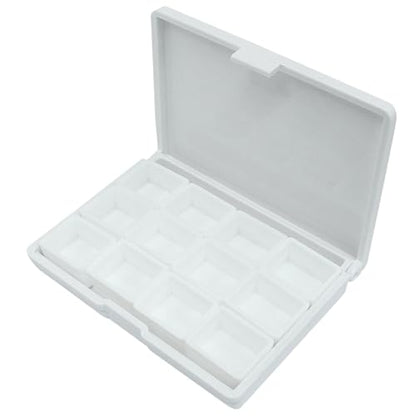 Piutouyar Portable Paint Palette Box for Watercolor, 12 Wells