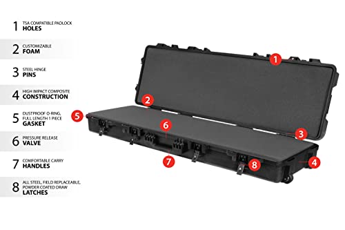 Boyt H-Series Hard-Sided Travel Cases - style: H51 Double Long Gun Case