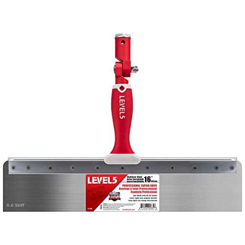 LEVEL5 16" Offset Knife, 0.6mm STIFF Stainless Steel Blade | Soft-Grip Handle | 5-388 - size: 16"