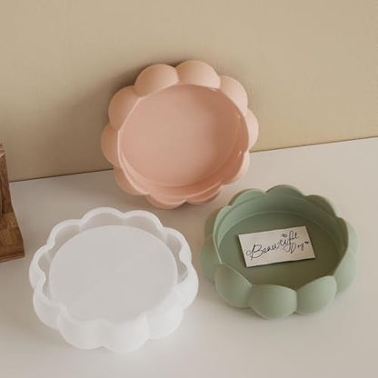 Lotus Bowl Resin Molds, Flower Tray Silicone Mold