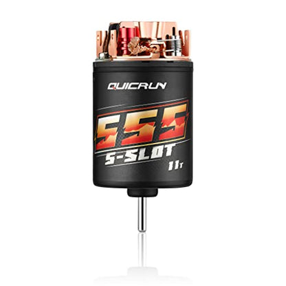 HOBBYWING Quicrun Brushed 555 Motor (QR 555 11T) - size: QR 555 11T