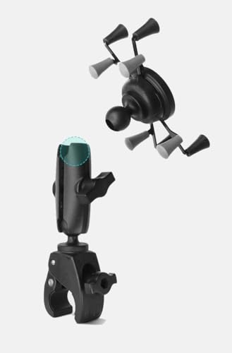 Strg Phone Mount with Marine-Grade Aluminum 1" Ball Double Socket Arm - size: Match your own base