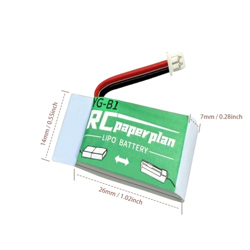 2Pcs 3.7V 150mAh Lipo Battery for RC Toy & Model (PH1.25) - size: 150mAh-PH1.25