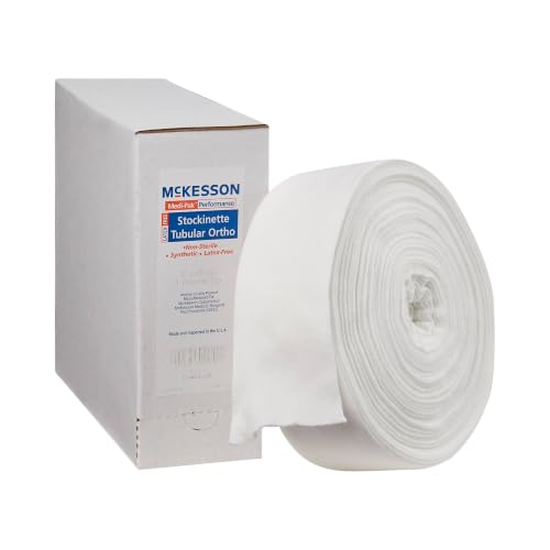 McKesson Stockinette, Non-Sterile, Latex-Free, White, Polyester, 3 in, 1 ct