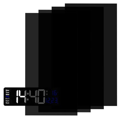 4 Pcs Light Dimming Stickers 8 x 4 Inch LED Blocking Stickers Self-Adhesive Dimming Sheets for Electronics Alarm Clock Monitor