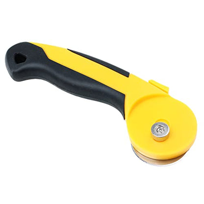 45mm Rotary Cutter for Fabric with 10 Titanium Rotary Blades - color: color03