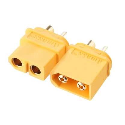 ELFCULB 10 Pairs Amass XT60H Connectors for FPV Drones and RC Models - color: 10 Pairs XT60H (Yellow)