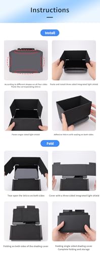 BTG Sunshade Hood Compatible with DJI RC Pro 2 Remote Controller Accessories Shade Hood