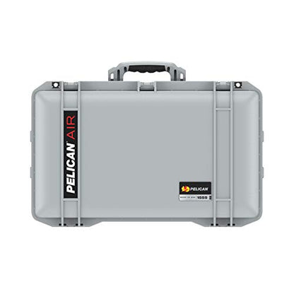 Pelican Air 1555 Case No Foam - Silver - color: Gray, size: No Foam