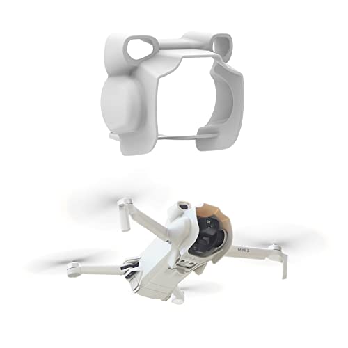 Lens Hood for DJI Mini 3 Drone Accessories, Anti-Glare Lens Sunshade Sunhood Protective Cover Gimbal Camera Guard Protector for Mini 3 Drone - color: Grey