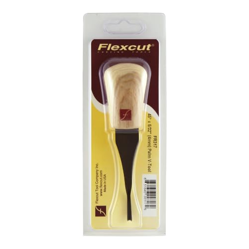 Flexcut Individual Palm Tools for Wood Carving - color: Palm V-tool, size: Select