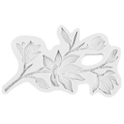 Magnolia Flower Polymer Clay Mold Magnolia Silicone Molds - color: Style E