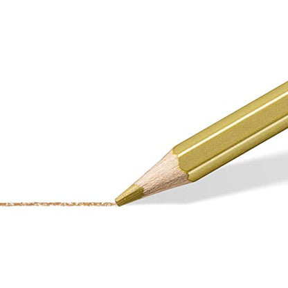 Staedtler, Metallic Colored Pencils, 12Colors, 146M C12