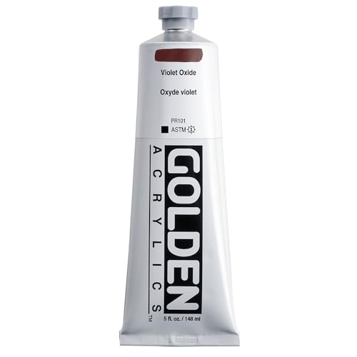 GOLDEN Heavy Body Acrylics, Violet Oxide, 5 fl. oz. Tube