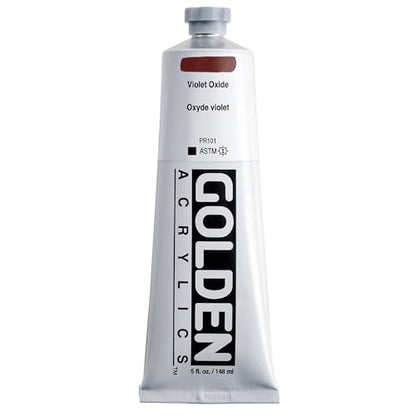 GOLDEN Heavy Body Acrylics, Violet Oxide, 5 fl. oz. Tube