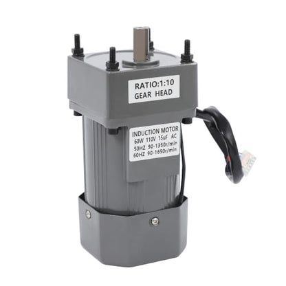 0-135RPM 60W 10K Variable Speed AC Gear Reduction Motor with Controller - color: 60W 10K