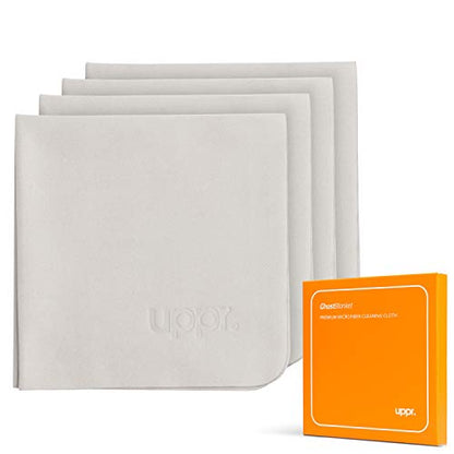 UPPERCASE Designs GhostBlanket Microfiber Cleaning Cloth for Glasses, Tablet, Laptop Screens, Phone Screens, Camera Lenses (4 Pack) - size: 4 Pack