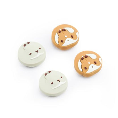 GeekShare 4PCS Thumb Grip Caps for Switch 2, Cute Silicone Joystick Caps Soft Thumbstick Cover Compatible with Switch 2025 - Team Timothy - color: Team Timothy