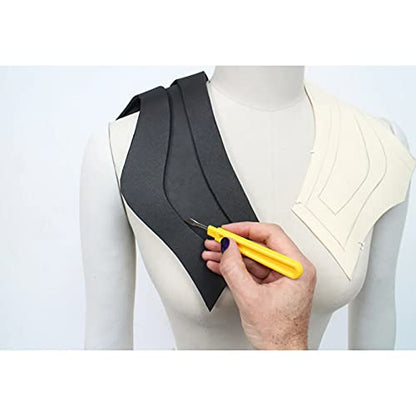 1 Piece 6mm Black EVA Foam Sheet, 14" x 39" Craft Foam Cosplay 80 kg/m³‌ - color: black, size: 6mm