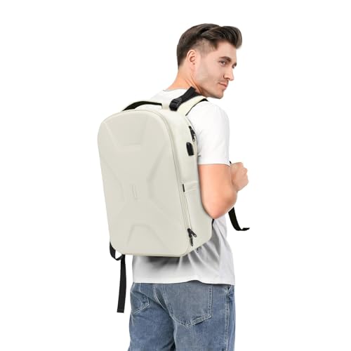 MOSISO 15.6-16 inch 35L Laptop Backpack with USB Charging Port - color: Beige