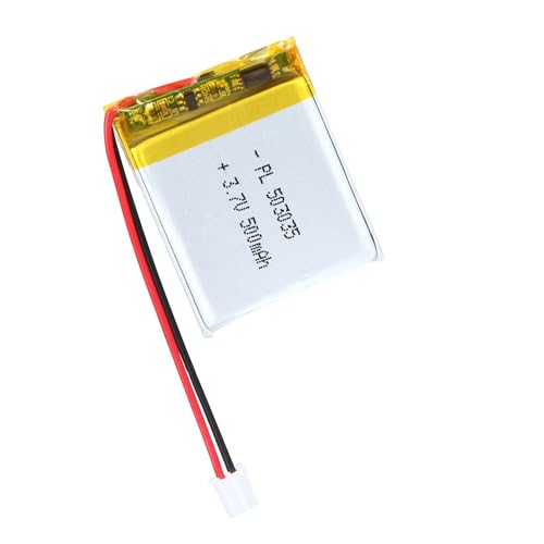 503035 3.7V Lipo Battery 500mAh 503035 Rechargeable Lithium - size: 503035 500mAh