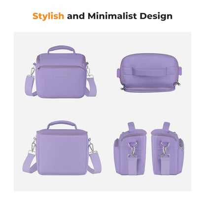 K&F CONCEPT Camera Sling Bag Small Crossbody Case - color: 08-Purple