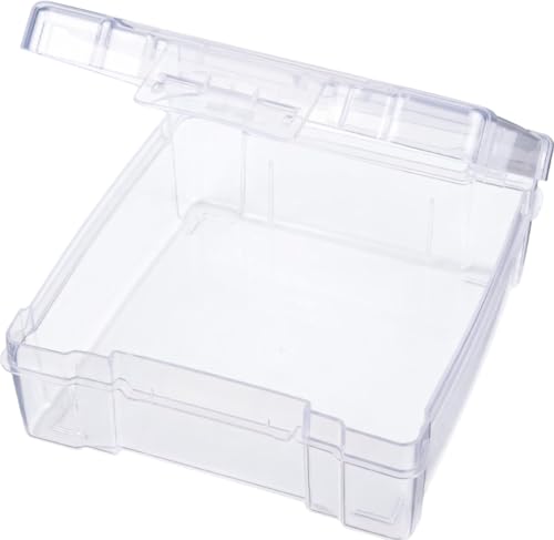 ArtBin 6953AB ClearView 6" x 6" Box Art & Craft Organizer, [1] Plastic Storage Case, Clear - size: 6" x 6" cm