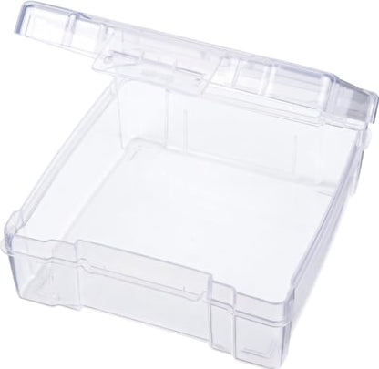 ArtBin 6953AB ClearView 6" x 6" Box Art & Craft Organizer, [1] Plastic Storage Case, Clear - size: 6" x 6" cm