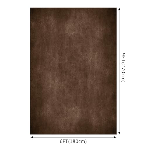 Brown Photo Backdrop Studio Abstract Texture Photography Background 6x9ft - color: Brown, size: 6x9ft