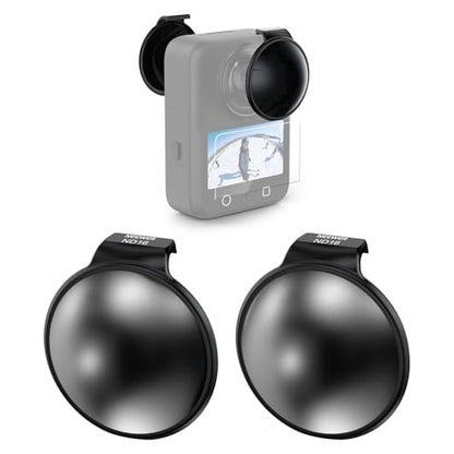 NEEWER ND Filter Set Compatible with DJI Osmo 360 Only, ND16 (4 Stops) Snap On Multicoated Optical Glass Neutral Density Lens Filter Action Camera Accessories with Screen Protector, 2 Pack - style: 2 Packs ND16
