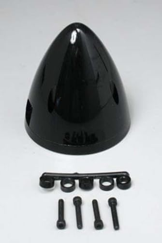 Du-Bro 297 3" Black Spinner - color: Black, size: 3"