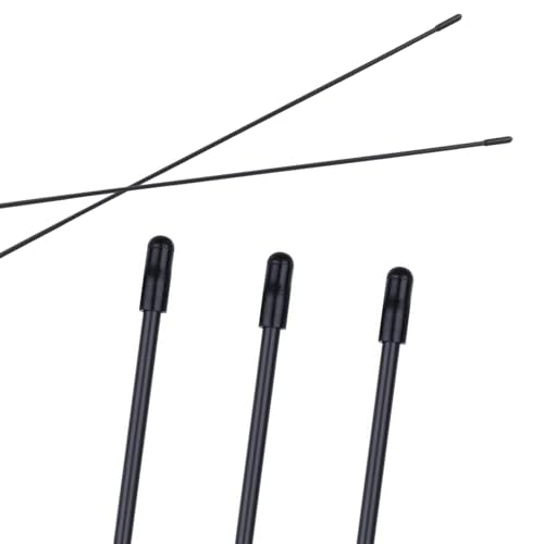 5PCS Black Plastic Protective Antenna Tubes with Cap Suitable for Remote Control Car FPV Drones Quadcopters Multicopters Boat 2.4G Receivers
