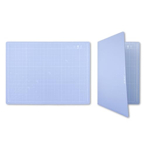iMAT Flip Cutting Mat Note A2, Foldable, Double-Sided, Light Blue - color: Light Blue