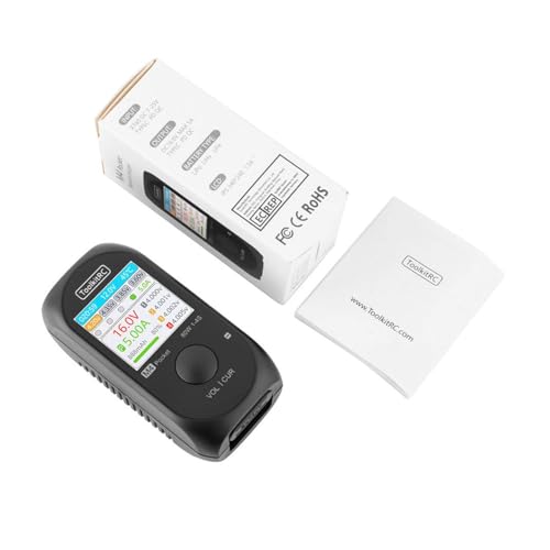 ToolkitRC M4 Pocket 80W 5A 1-4S Compact Balance Charger w/ Built-in USB-C Input/Output