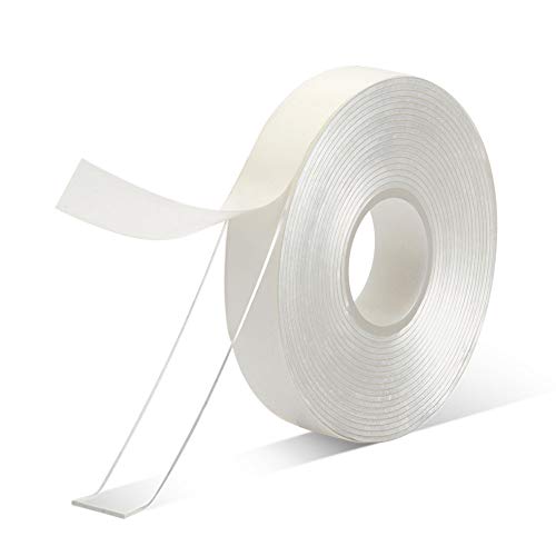 VERSAF Double Sided Tape Heavy Duty 1/2 in x 10 ft, Removable Nano Tape - size: 1/2"
