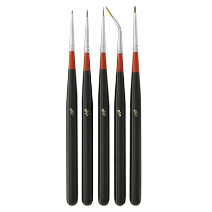 U.S. Art Supply 5 Piece Miniature Tight Spot Micro Fine Detail Art - style: 5-Piece