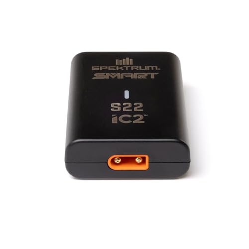 Spektrum S22 G2 USB-C 2S & 3S LiPo 20W Smart Charger with IC2 Connector, SPMXC0060