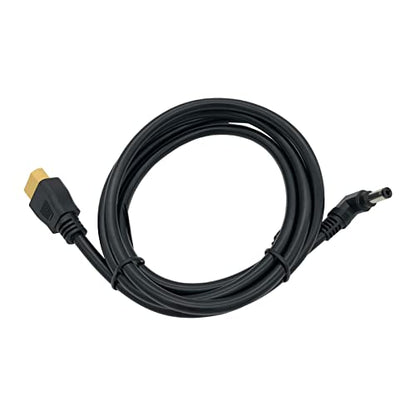 Power Cable XT60 Male Plug for DJI FPV Goggles V2, Fatshark Battery - Right Angle DC 5.5 X 2.5MM, 4.9 ft